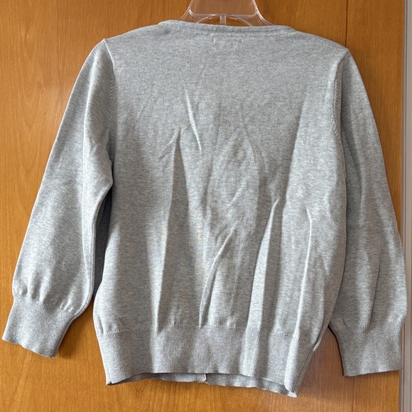 Sundance Gray Cardigan with Pink and Gold Floral Embroidery - Picture 3 of 3